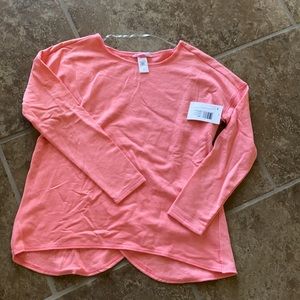 Women’s jockey lounge top, small, new